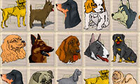 Hunde-Mahjong
